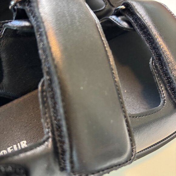 NEW Sister Soeur Paloma Chunky Platform Sandals Black EU 40 Lug Sole - Picture 5 of 9